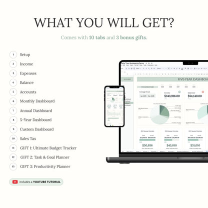 Aureline Easy Bookkeeping Planner
